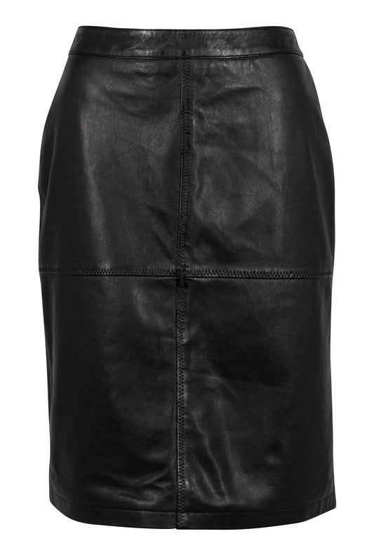 SWANTE - Genuine Leather Skirt