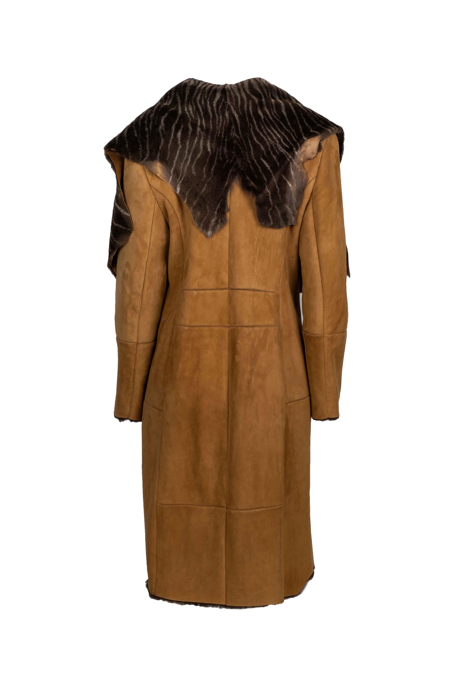 2104 - Women's Camel Sheepskin coat
