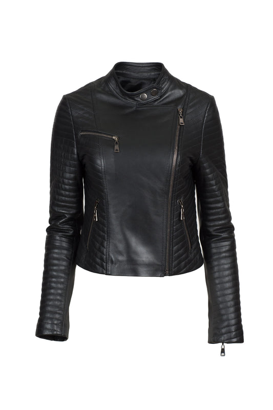 Γυναικείο Δερμάτινο Biker Jacket