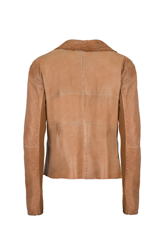 GIMOS - Women's short Lightweight Leather Jacket