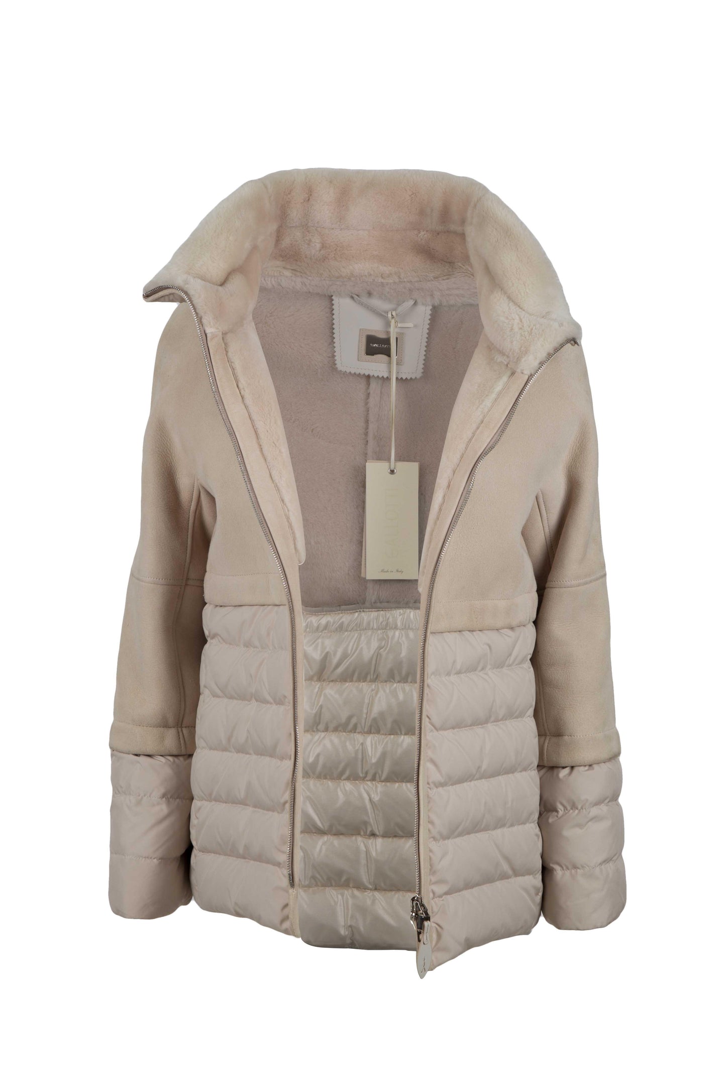 GALLOTTI - Women's Beige Sheepskin Jacket