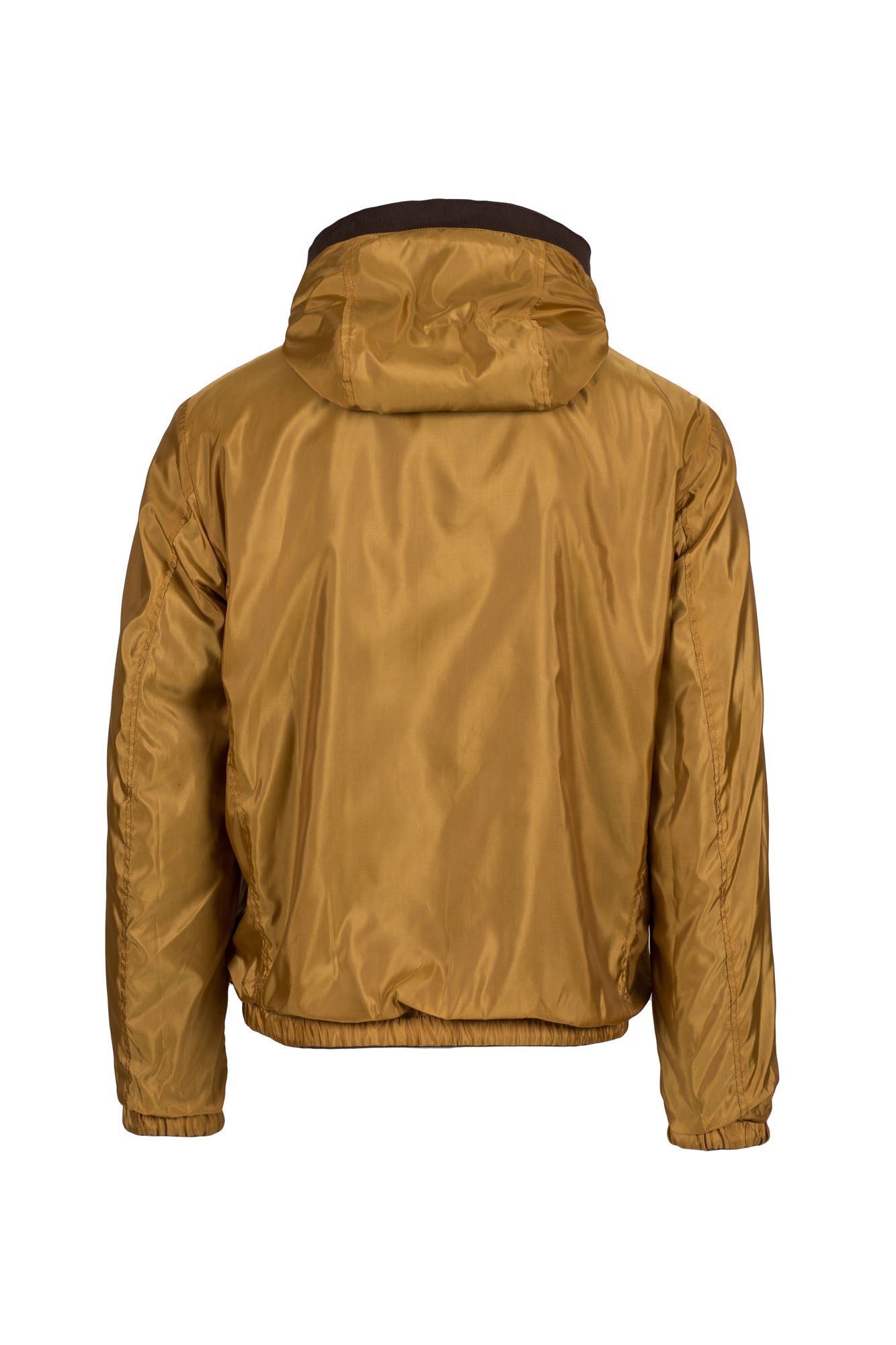 GALLOTTI - Men's Brown Reversible Leather Jacket Made in Italy