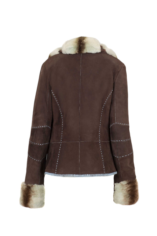 ESTELLA - Brown Shearling Merinos with REX