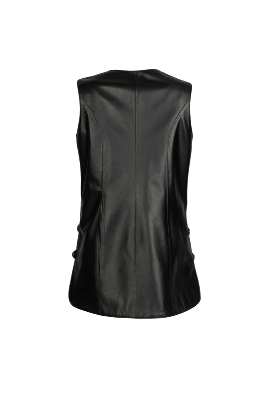 TANIA - Handmade Women's Leather Vest