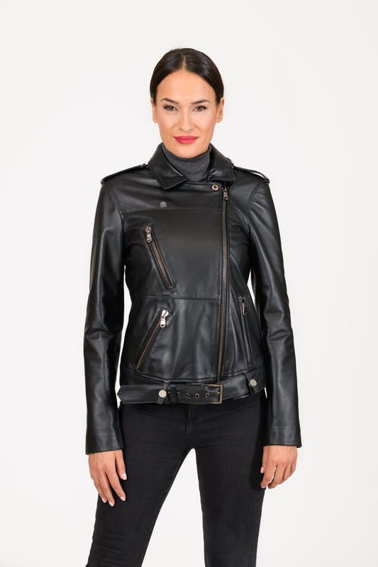 ANTIG - Handmade biker leather jacket