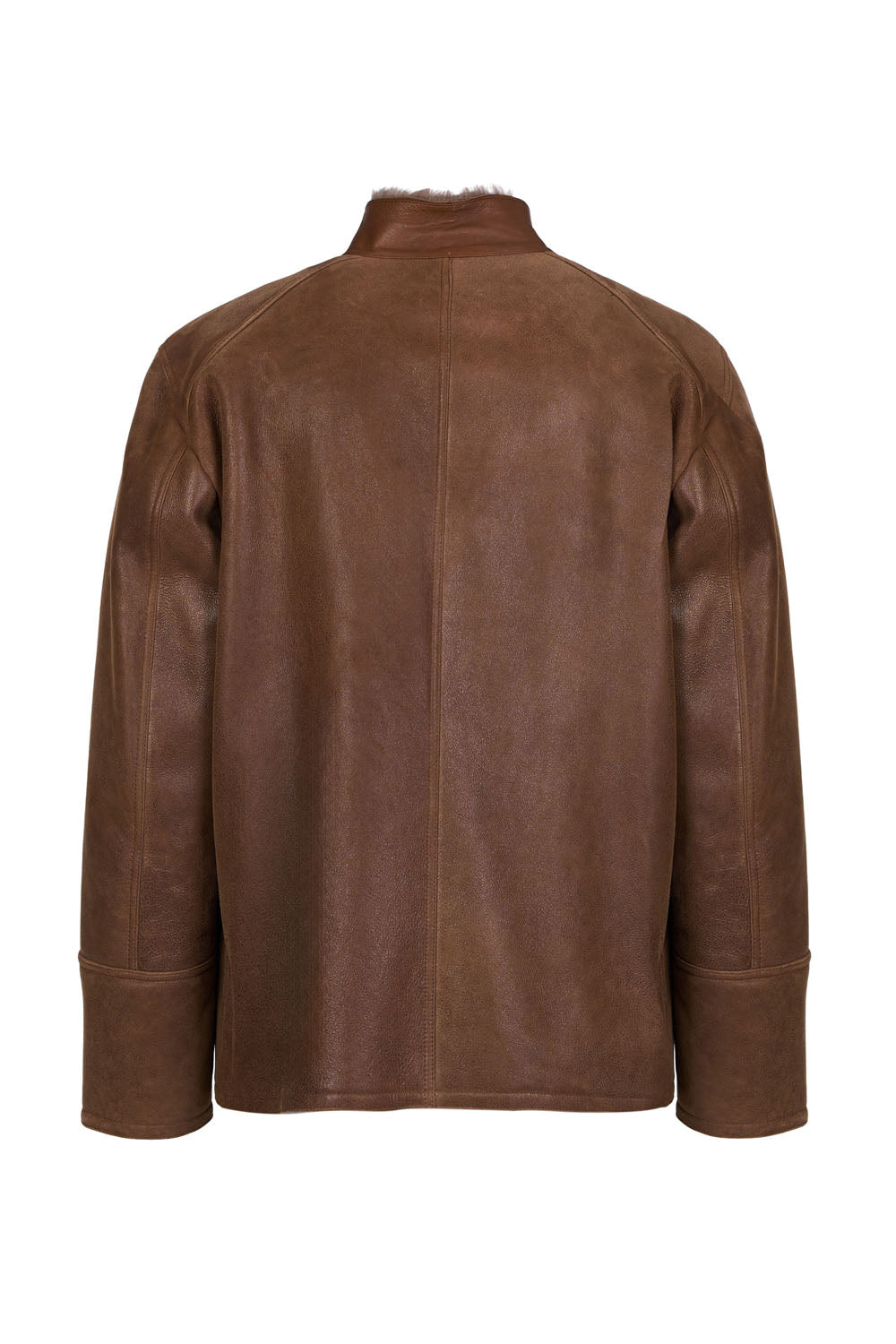 Men's Camel Sheepskin Jacket