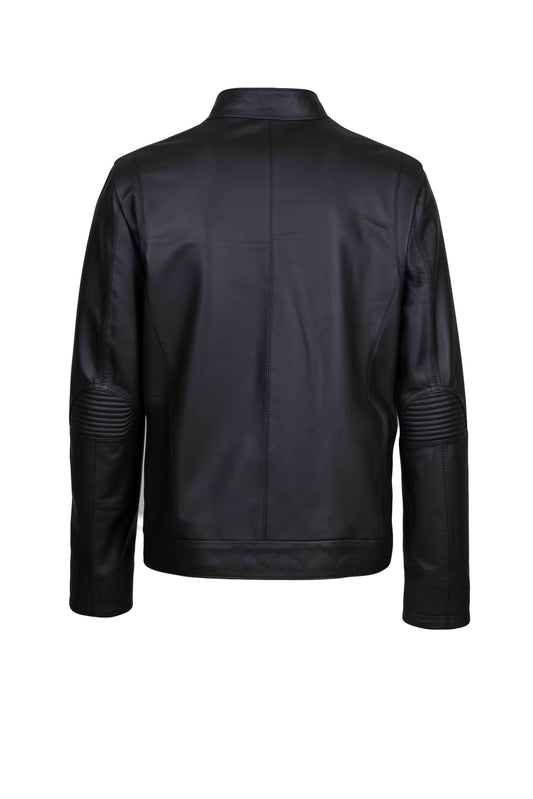 COBB - Men's Black leather jacket