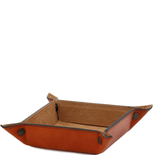 Δερμάτινο Διακοσμητικό Τασάκι TL141272-Μαύρο