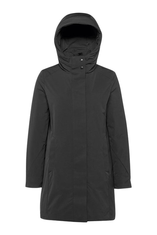GEOX SPHERICA -Women's Comfort Black Long Parka