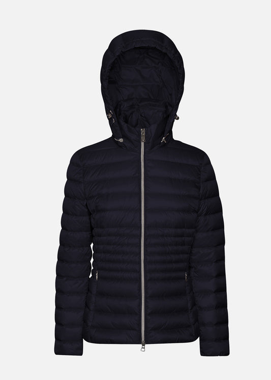 GEOX -JAYSEN- Hooded Blαck Short down jacket