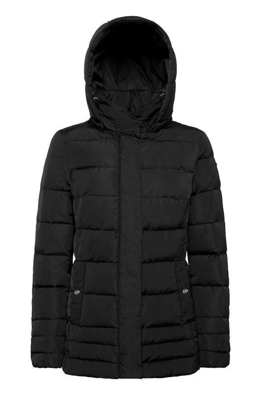 GEOX- ANEKO - Black Heavyweight Mid Jacket