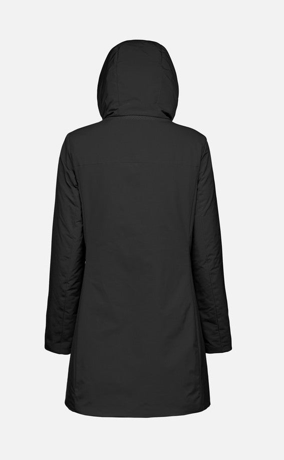 GEOX SPHERICA -Women's Comfort Black Long Parka