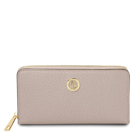 Γυναικείο Πορτοφόλι Δερμάτινο Financier II-Μπεζ