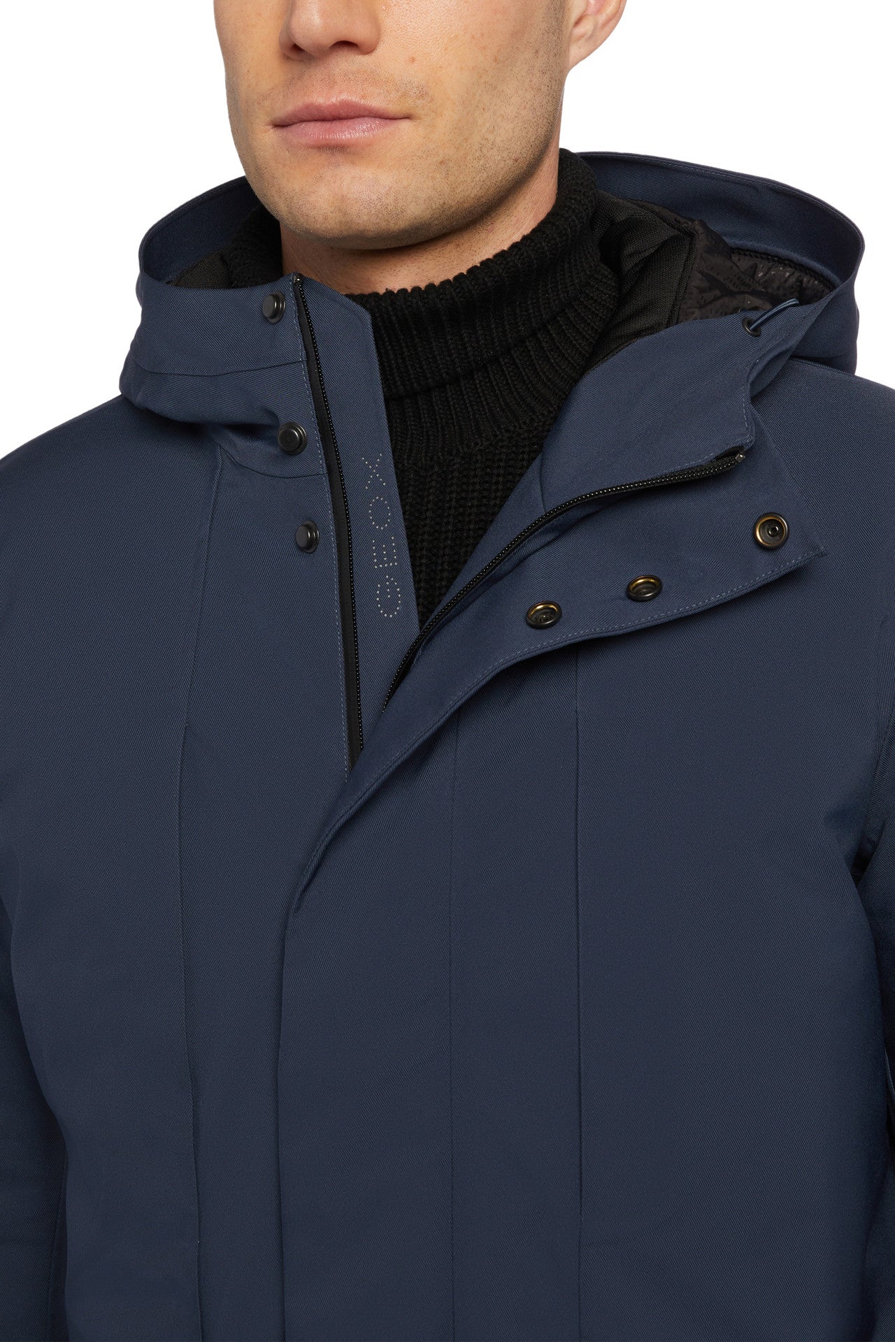 GEOX - CLINTFORD -Ανδρικό Μακρύ Αδιάβροχο Parka με Κουκούλα