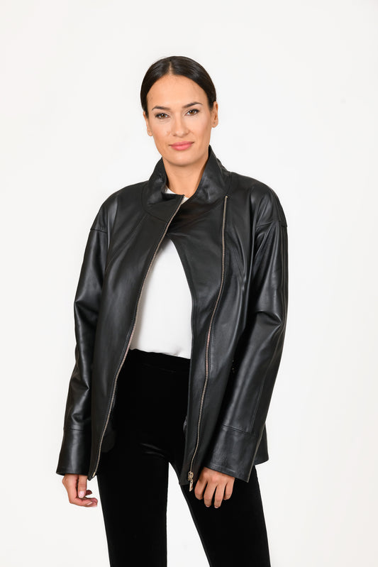 ERRICA - Women's Comfortable Leather Jacket