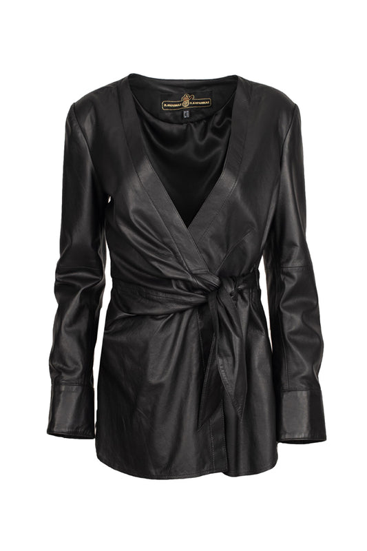 HOPE - Women's Black Leather Jacket