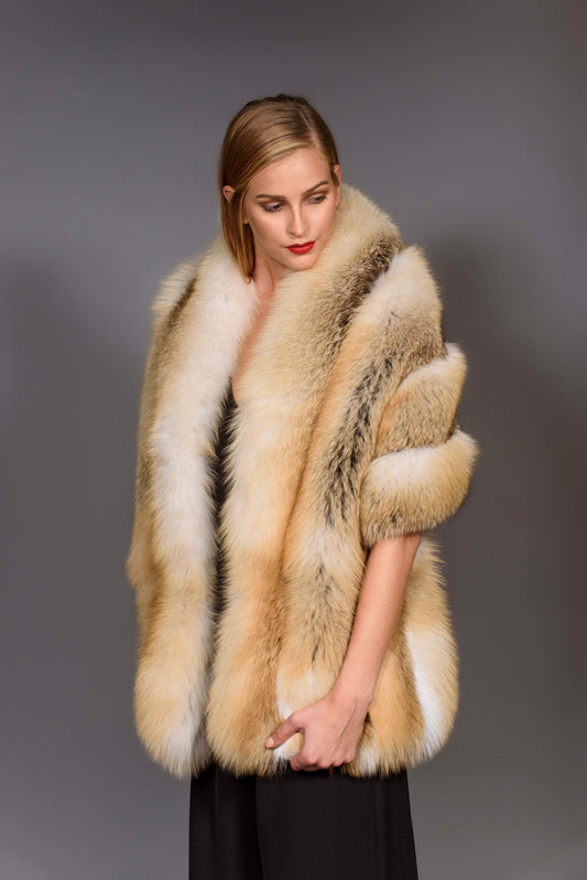 Golden Island Fox Boa / Cape SAGA FURS