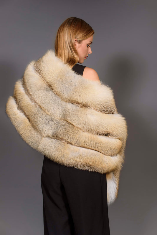 Golden Island Fox Boa / Cape SAGA FURS