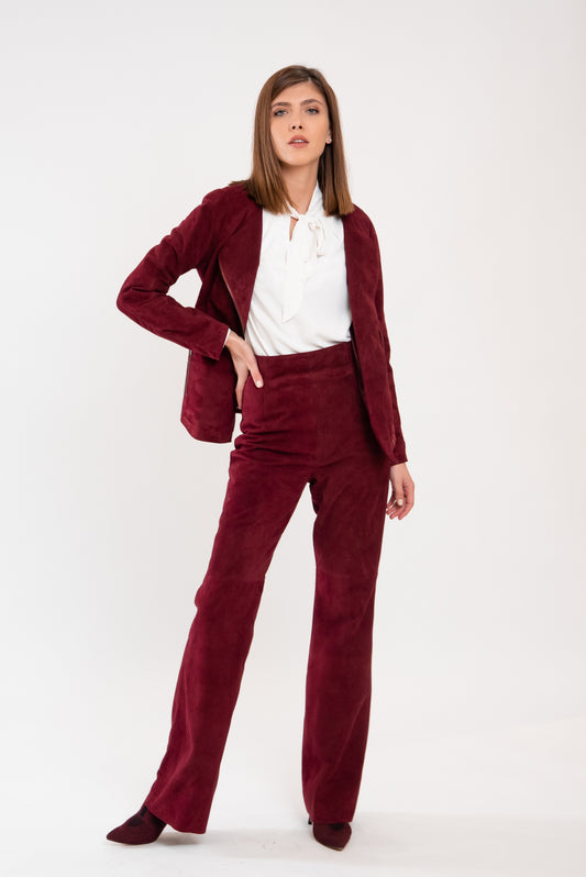 LUCY – Σετ από Μπορτνό Σουέτ Σακάκι και Παντελόνι