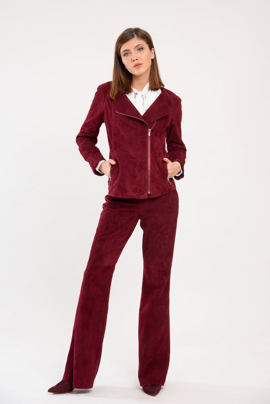 LUCY – Σετ από Μπορτνό Σουέτ Σακάκι και Παντελόνι