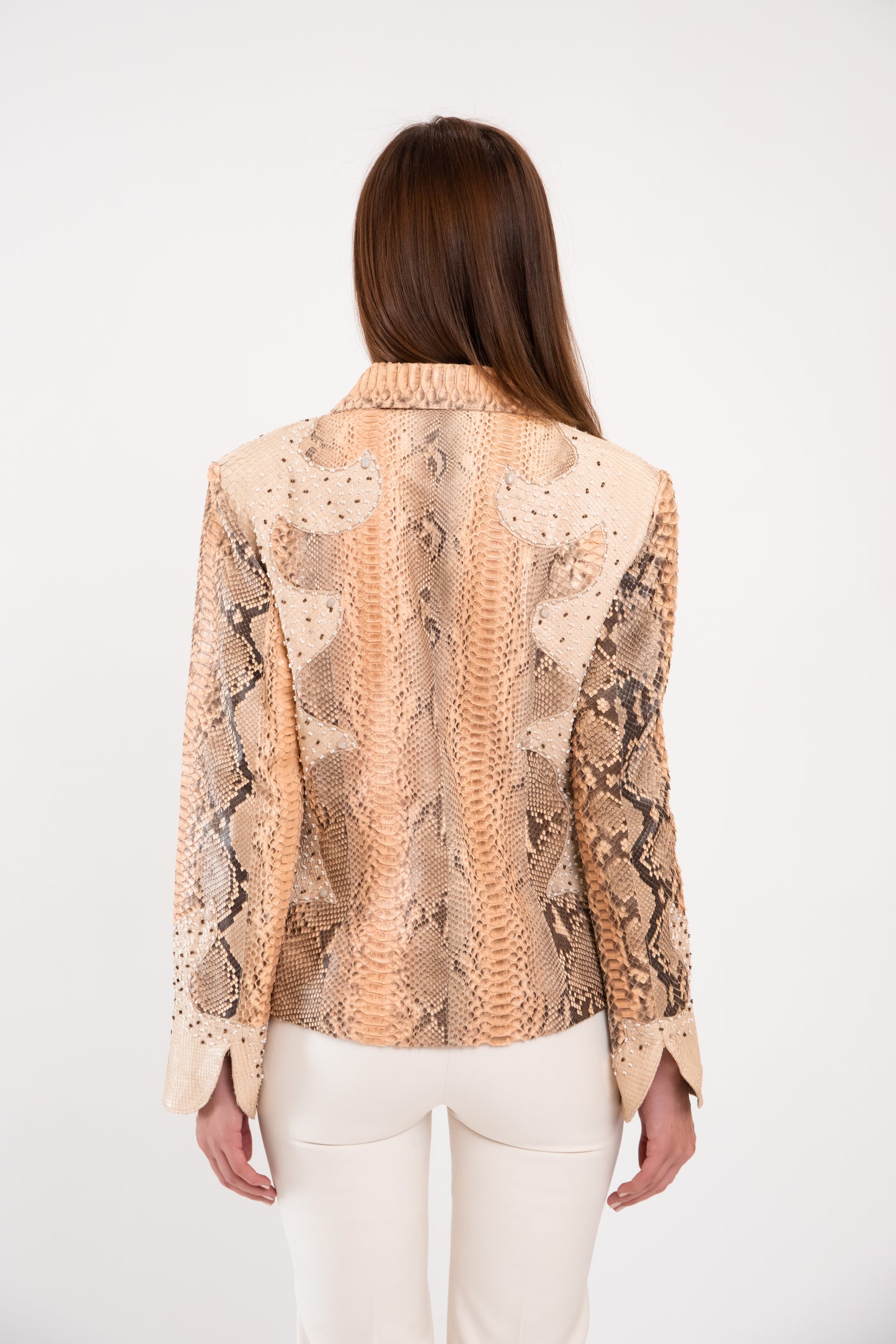 ORTENZIA- Python Blazer Made in Italy