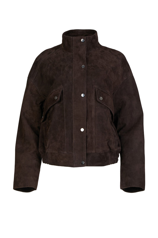 SUSI-Women's Brown Suede Jacket