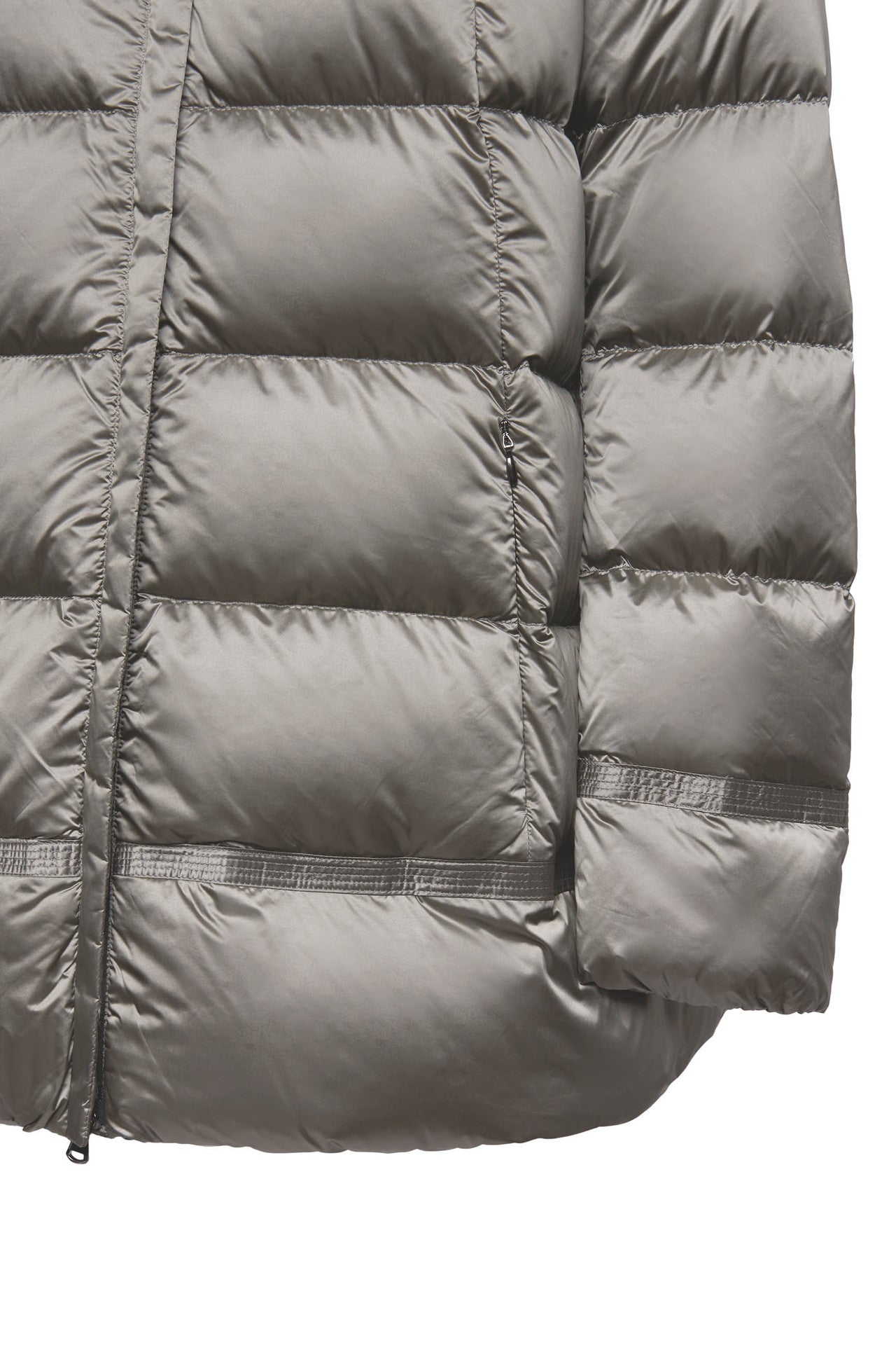 GEOX - ADRYA -Γκρι Mid Puffed Μπουφάν