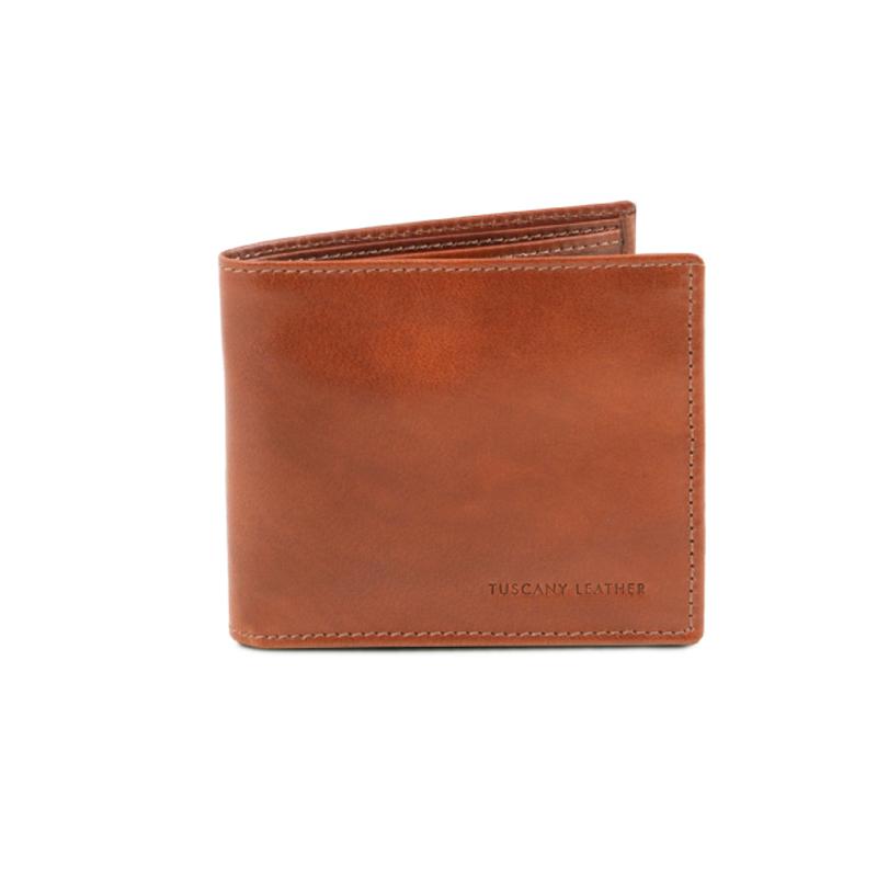 Ανδρικό Δερμάτινο Πορτοφόλι TL141377-Μαύρο