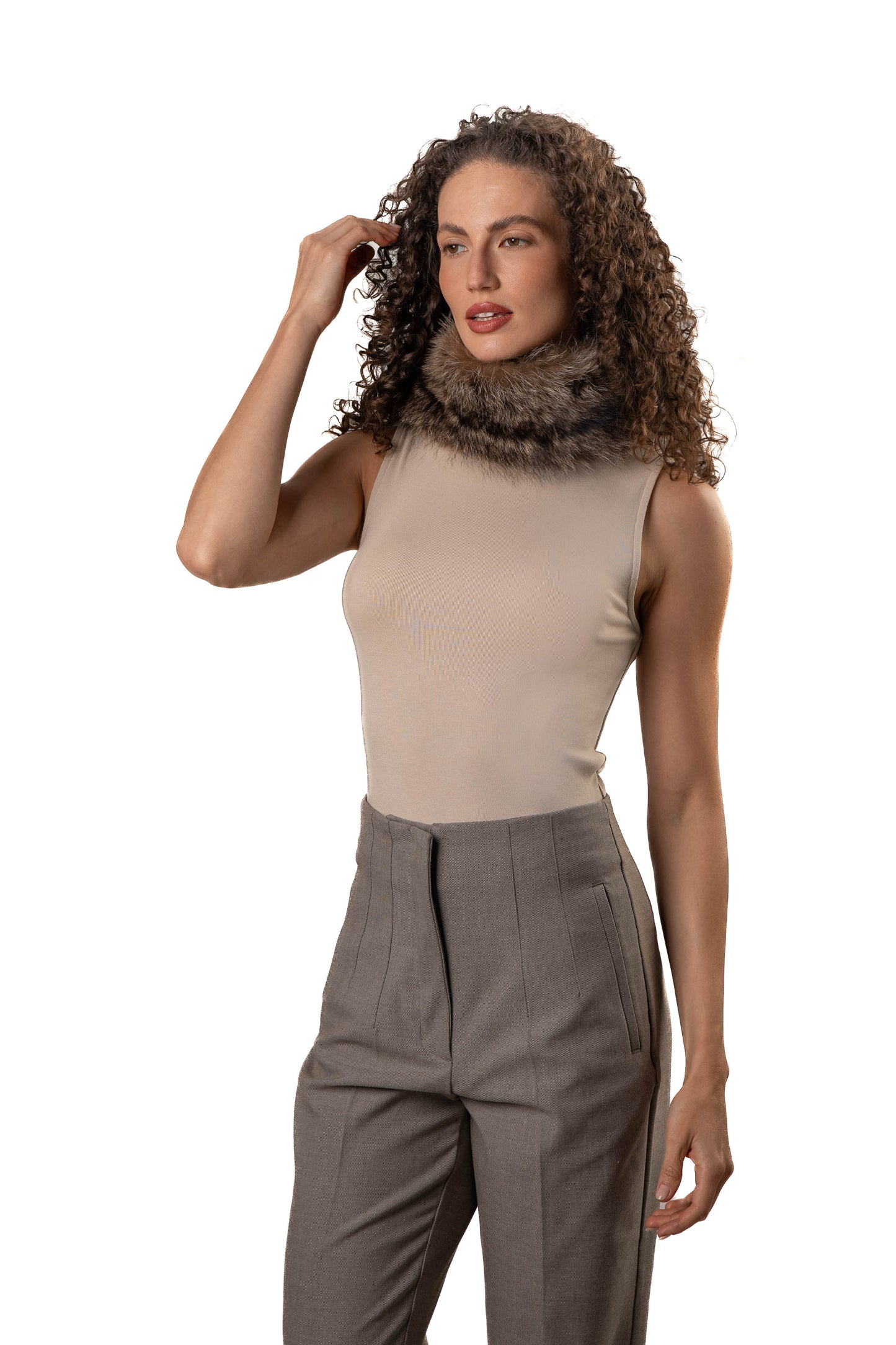 Γούνινη HEADBAND, Γιακάς ή Μπαντάνα από Γνήσια Γούνα