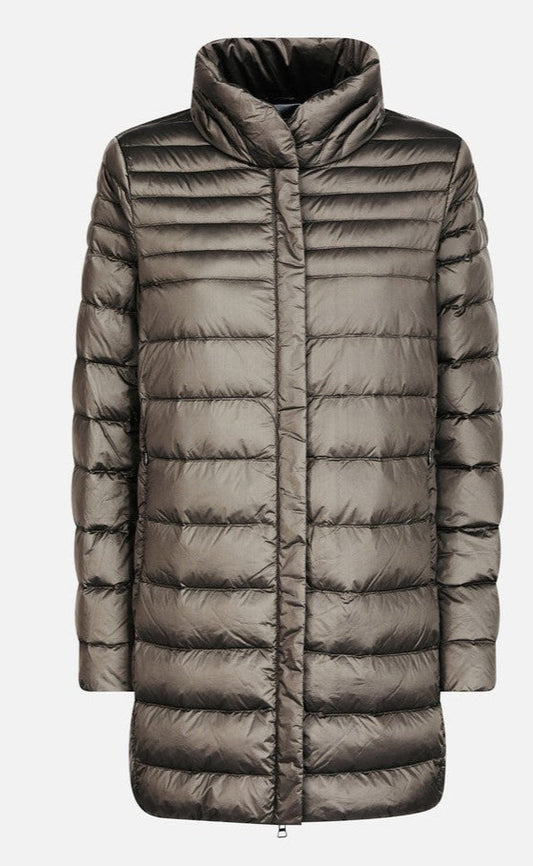 GEOX - JAYSEN - Women's Real Down Grey Coat