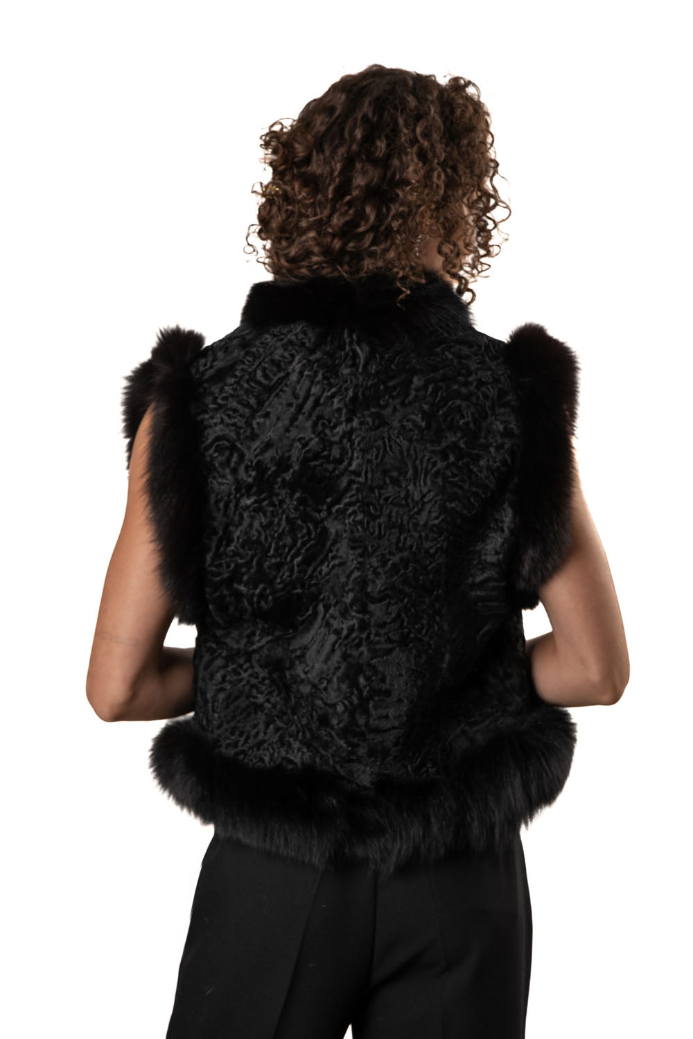 Handamde Women's Short Fur Vset