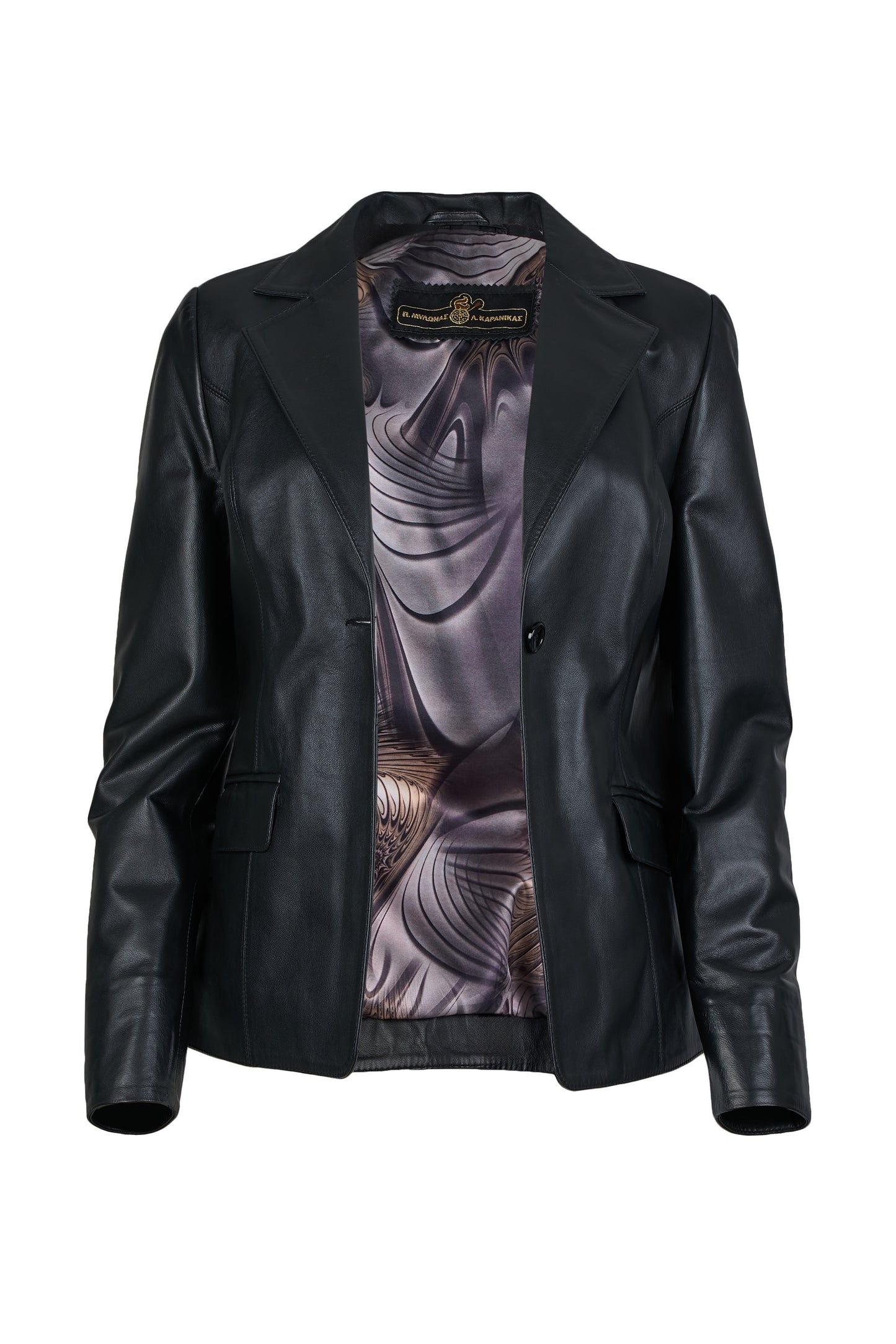 Women's Leather Blazer
