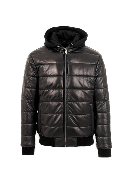 MOSES - Men's Puffed Leather jacket