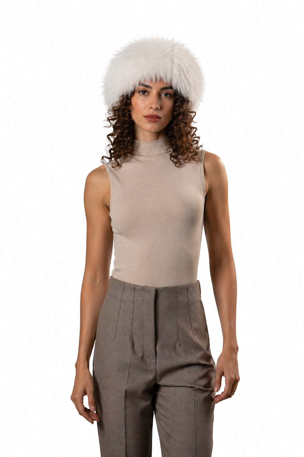 FUR HEADBAND, real fur bands . Easy to fit like band or collar.