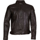 ADELMO- Men's Antique Brown Leather Jacket