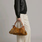 Camel Fur & Leather Bag, Handmade Shoulder Bag