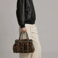 Brown  Fur and Leather Bag