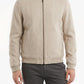 S4 - RUSSEL- Men's  Beige Wool Blend Bomber Jacket
