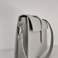 Γκρι Δερμάτινη  Shoulder Bag