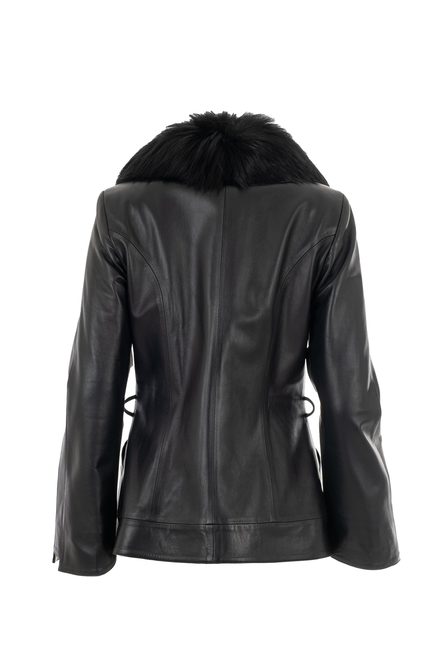 2325 -  Γυναικεία Ζακέτα με Γούνινο γιακά 