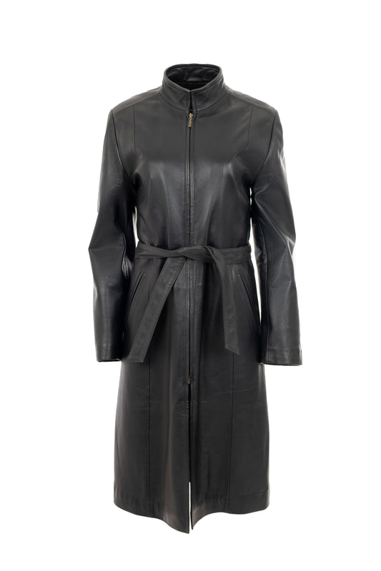 δερμάτινο παλτό / milonas- karanikas