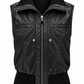Women’s 3-in-1 Convertible Leather Bomber Jacket