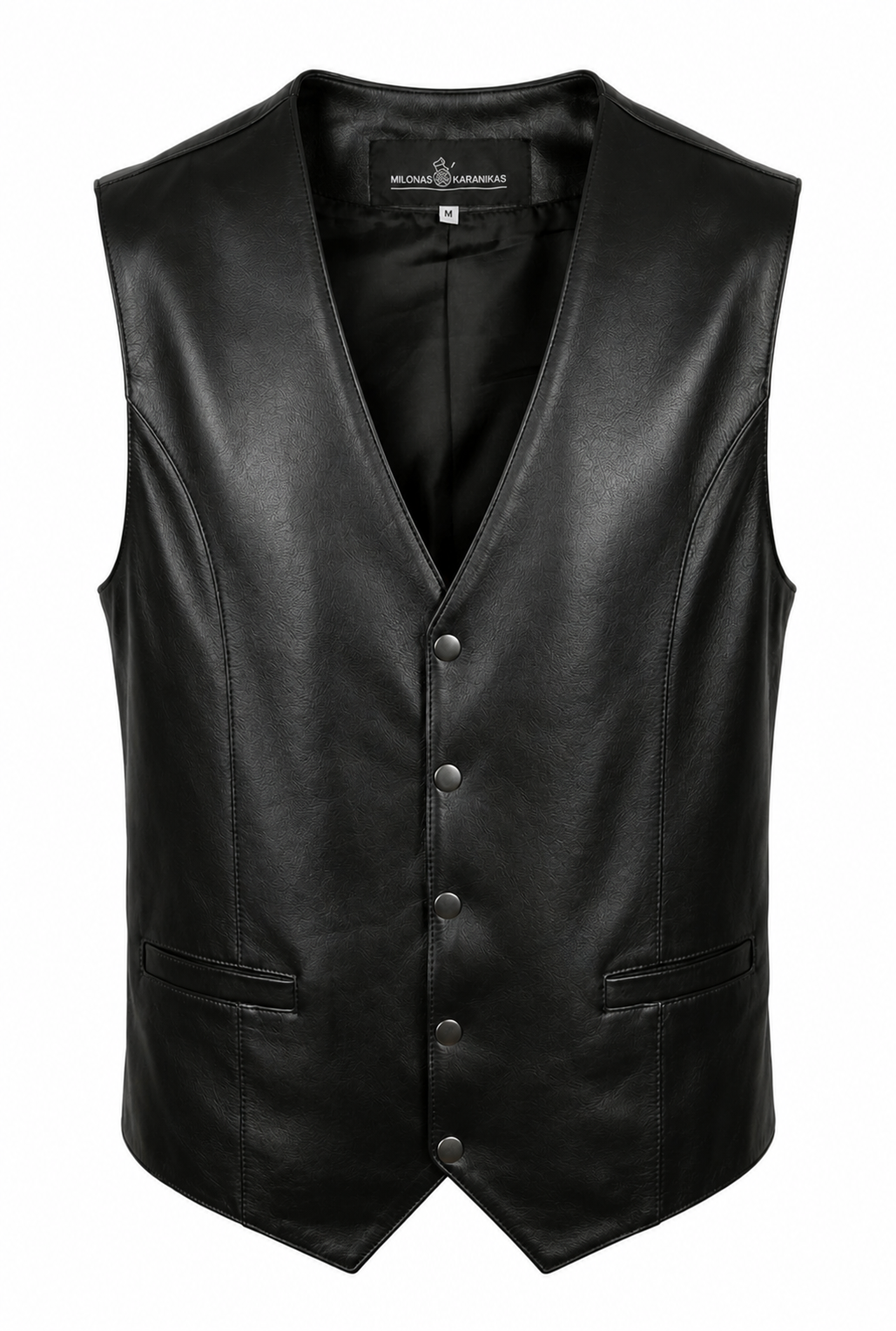 433 Handmade Men's  Leather Vest
