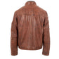 GUY LAROCHE - Men's Antique Brown Leather Jacket