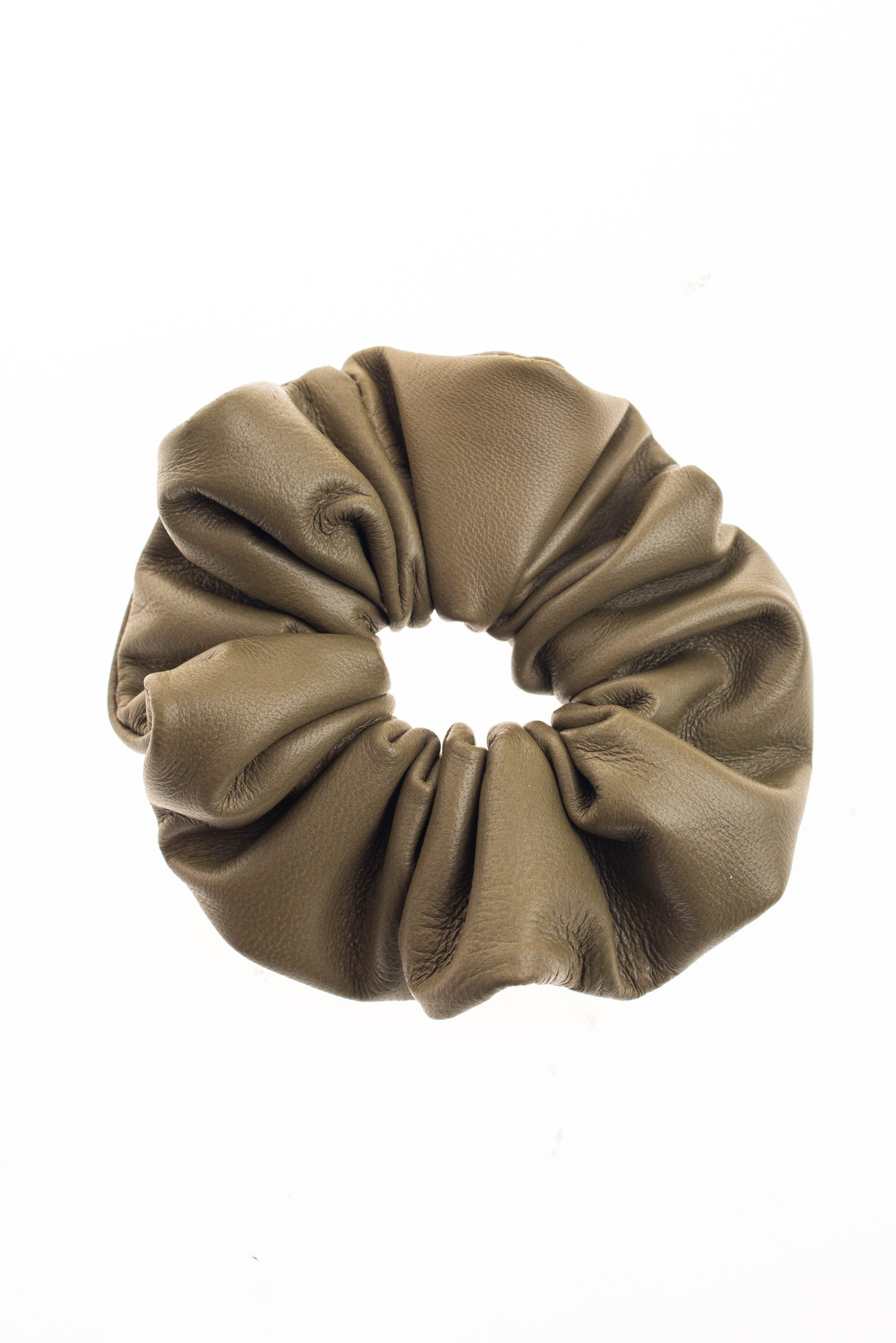 Handmade Leather Scrunchies