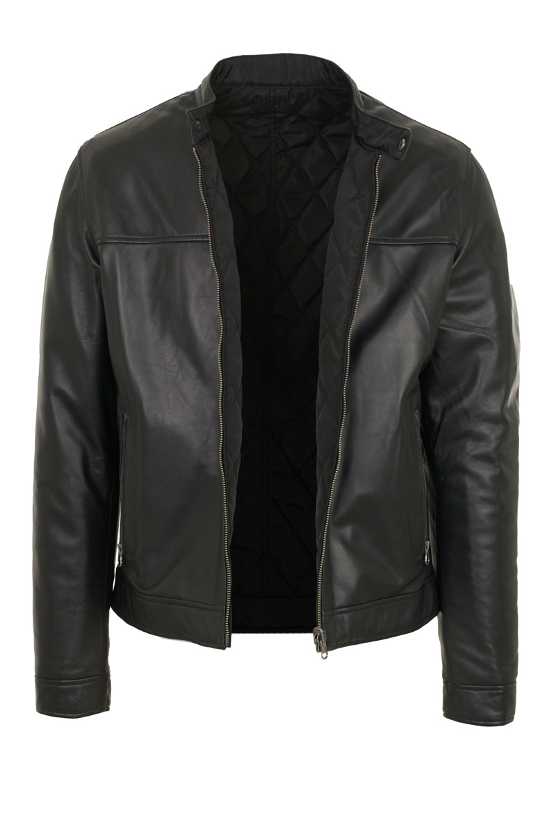 ALLEN - Reversible Leather Jacket