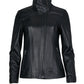 Women's  Black Leather Jacket