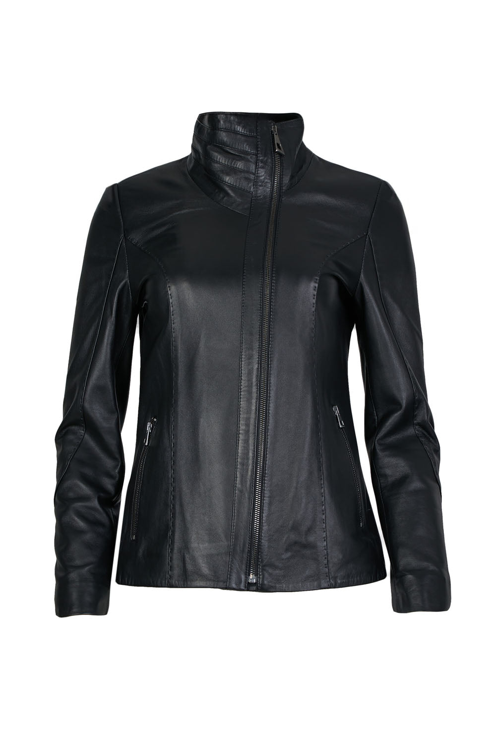 Women's  Black Leather Jacket