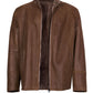 Men's Camel Sheepskin Jacket