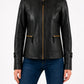 CORINA- Women's Black Leather Jacket